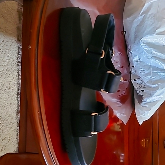 Women's Flatbed Ankle Strap Sandals 8.5 A New Day - Picture 7 of 9